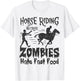 Horse Riding Funny Halloween Equestrian T-Shirt - T-Shirt | White
