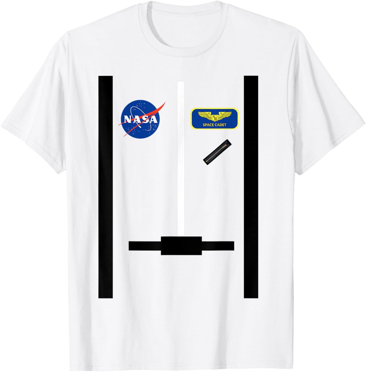 Astronaut NASA Pilot Orange NASA Space Cadet T-Shirt - T-Shirt | White