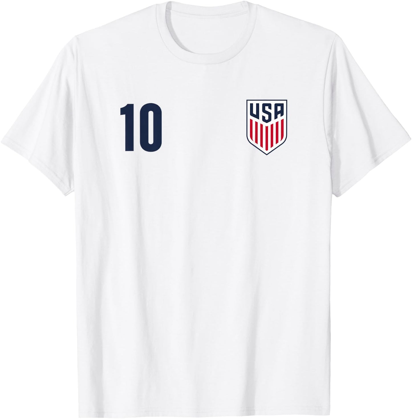 Officially Licensed US Soccer Christian Pulisic,Legacy #10 T-Shirt - T-Shirt | White