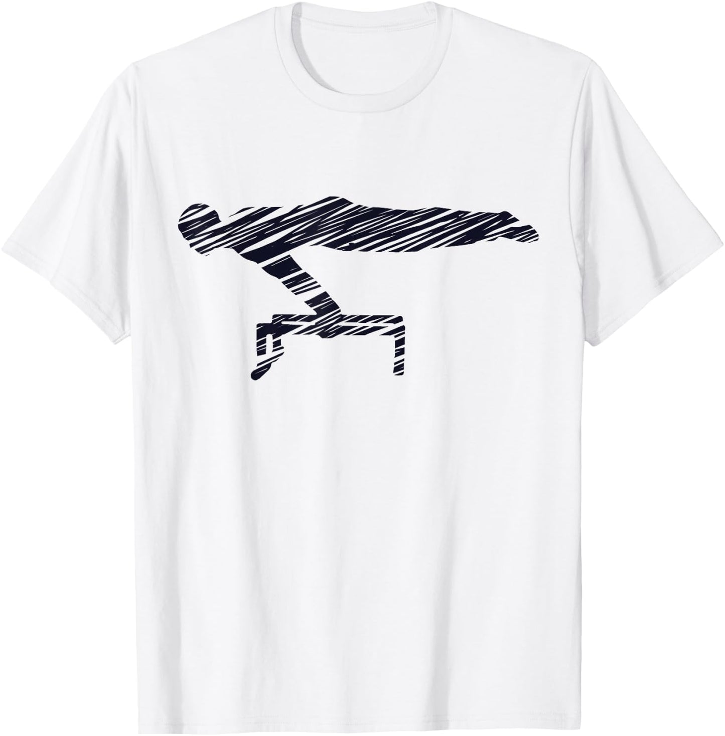 Motif gymnastics gymnast gymnastics fan vintage T-Shirt - T-Shirt | White