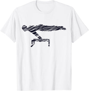 Motif gymnastics gymnast gymnastics fan vintage T-Shirt - T-Shirt | White