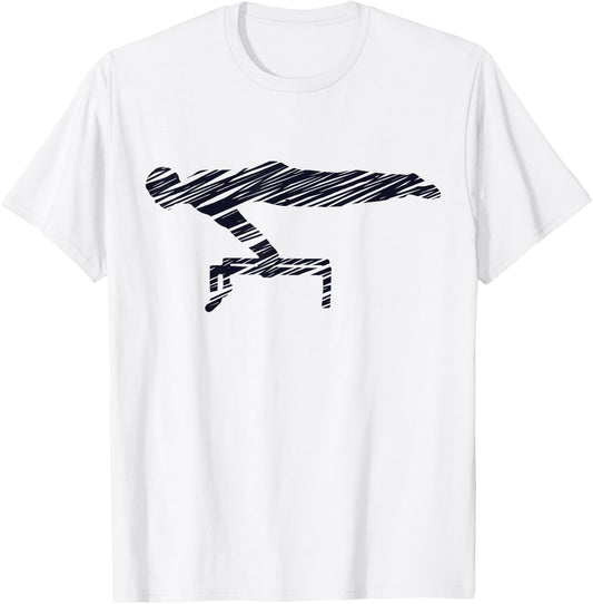 Motif gymnastics gymnast gymnastics fan vintage T-Shirt - T-Shirt | White