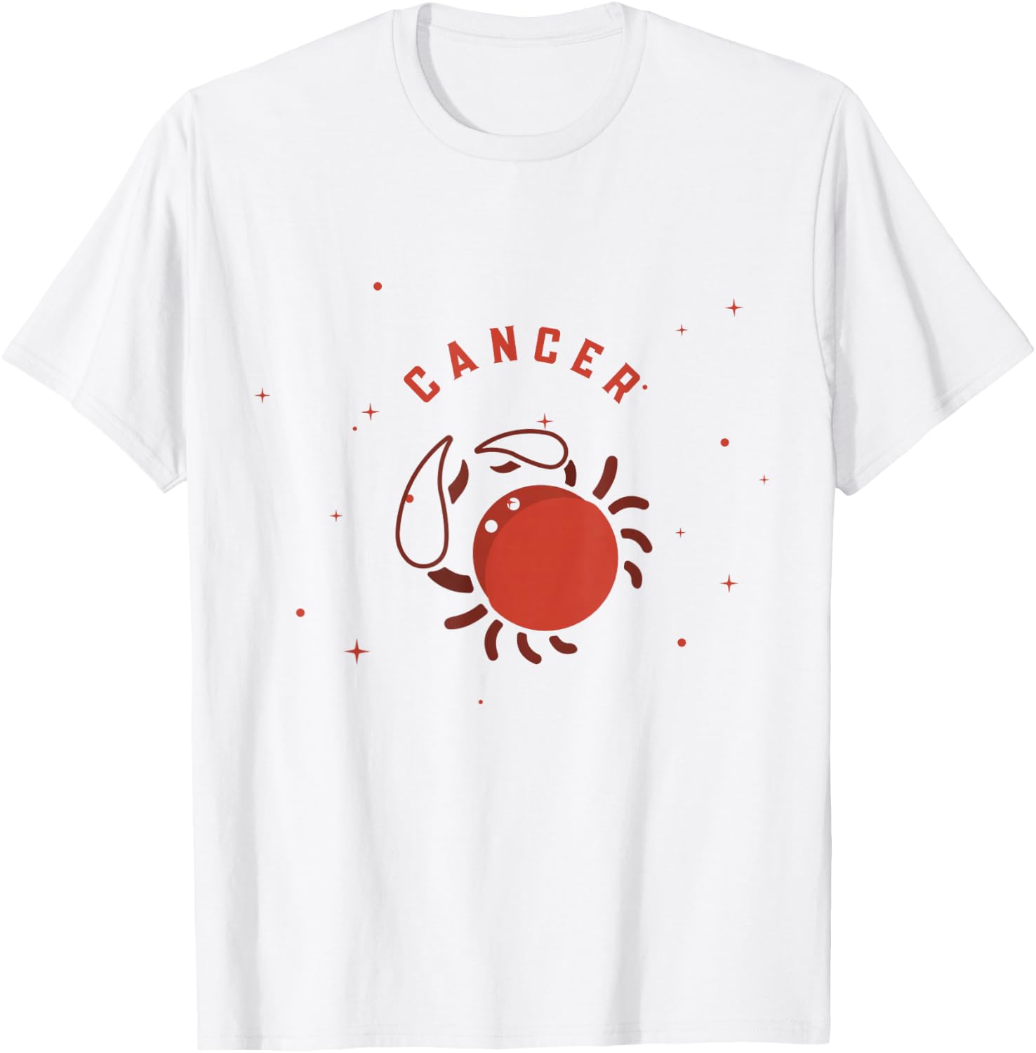 Cancer Zodiac Sign Zodiac Sign T-Shirt - T-Shirt | White