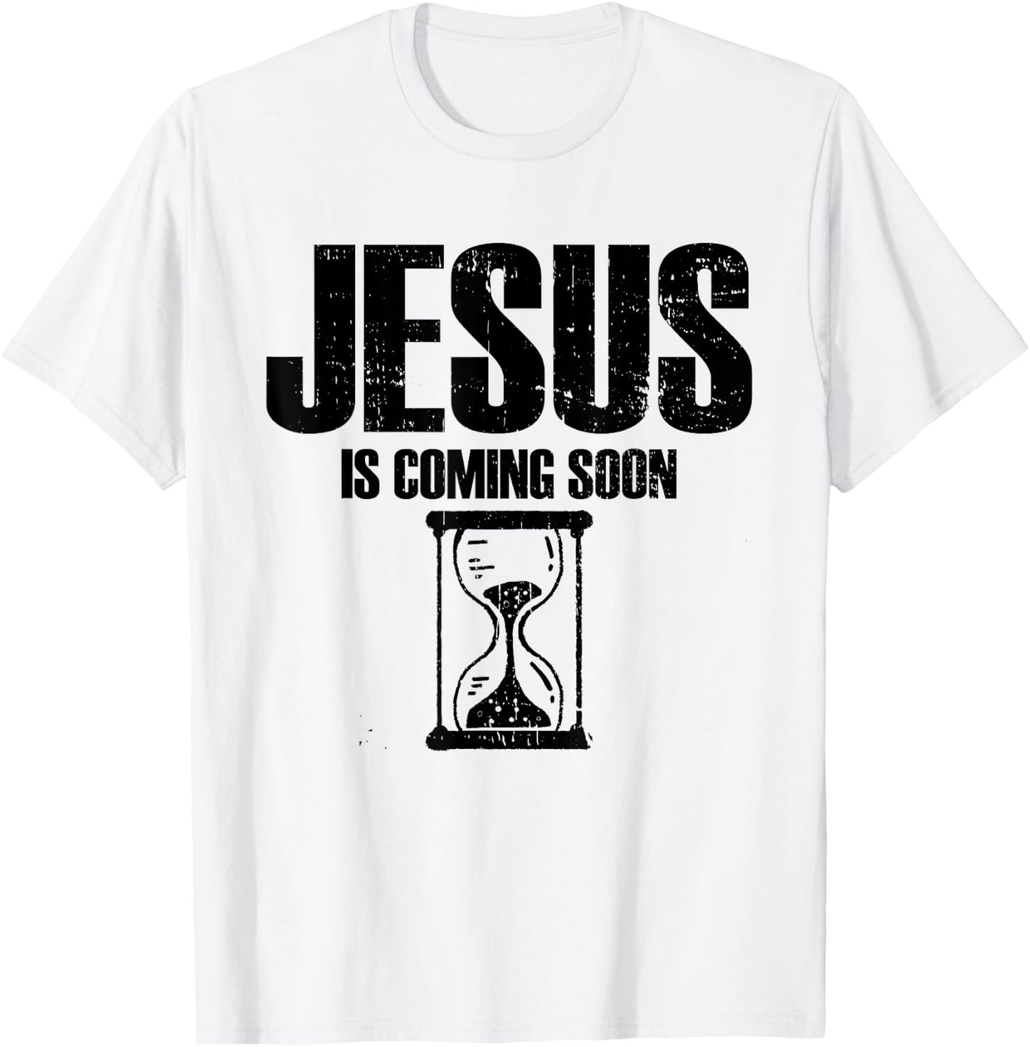 Jesus Is Coming Soon | Countdown Christian Jesus T-Shirt - T-Shirt | White