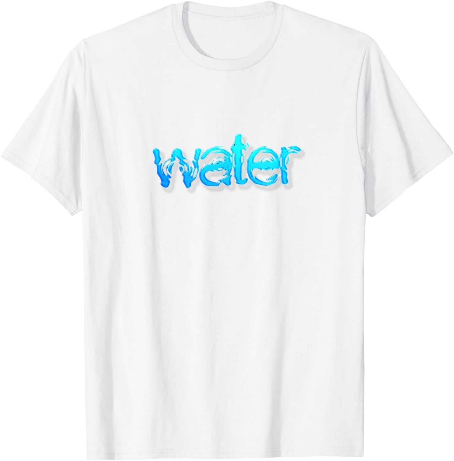 Water Funny Party Costume Elements Couple Matching T-Shirt - T-Shirt | White