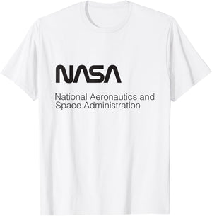 NASA National Aeronautics And Space Administration T-Shirt - T-Shirt | White