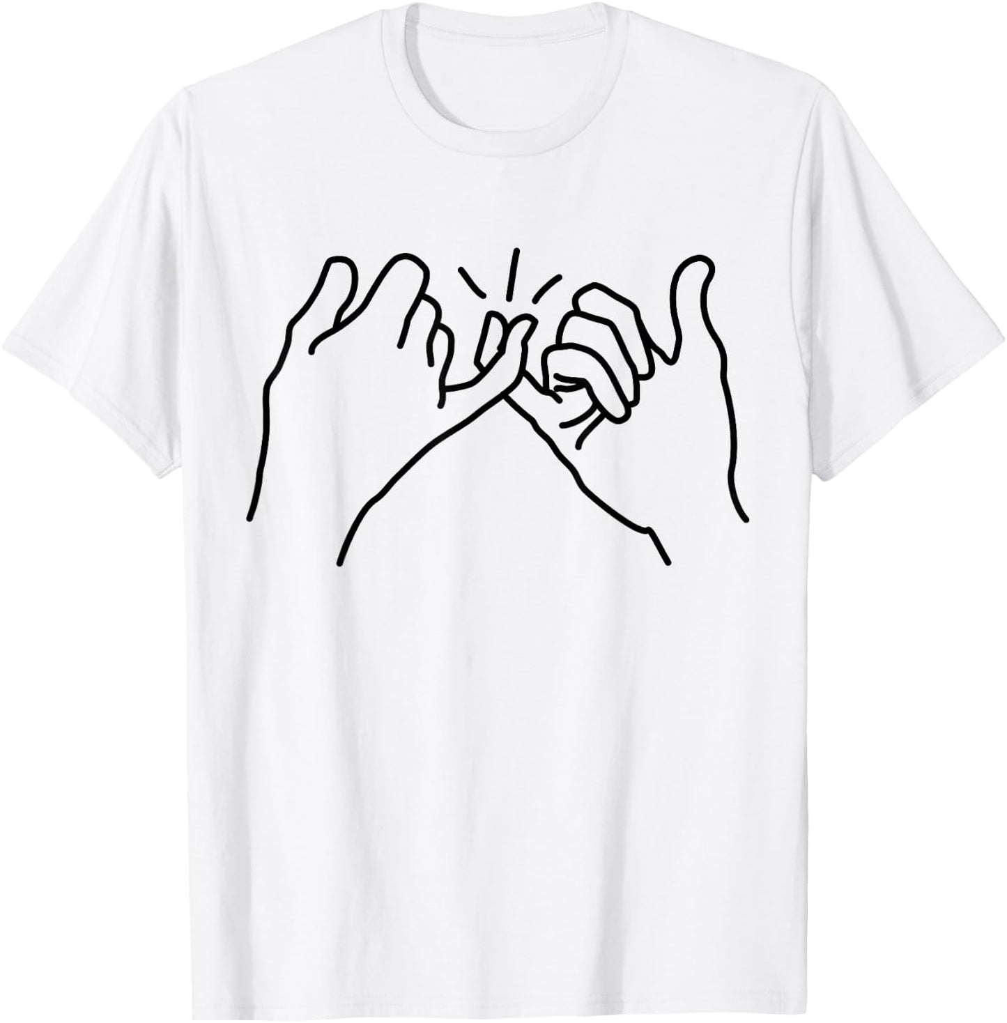 Pinky Swear Promise T-Shirt - T-Shirt | White