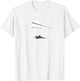 Paper Airplane Shadow F-15 Eagle T-Shirt - T-Shirt | White