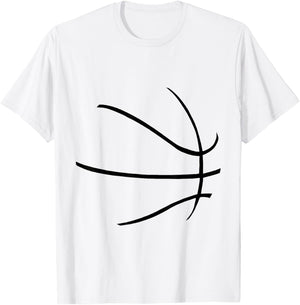 Basketball Costume Basketball Player Carnival Fancy Dress T-Shirt - T-Shirt | White