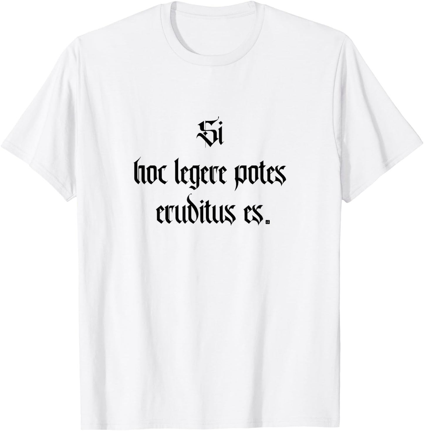 If You Can Read This, You're Over-Educated Learn Latin T-Shirt - T-Shirt | White