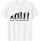 Funny Human Evolution Anthropology Science Men Women Gifts T-Shirt - T-Shirt | White