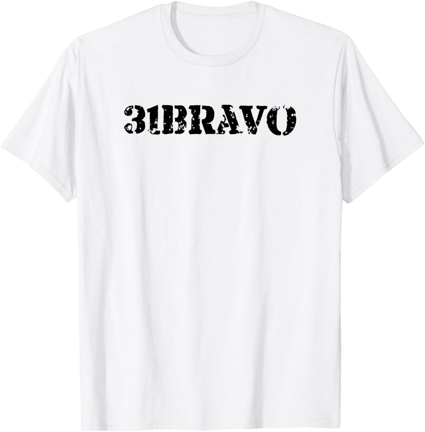 US Army 31 Bravo Military Police 31B T Shirt 20489 T-Shirt - T-Shirt | White