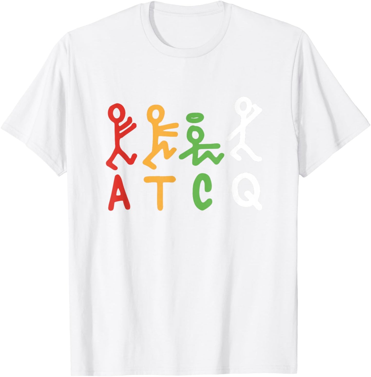 A Tribe Called Quest Official Logo Green T-Shirt - T-Shirt | White