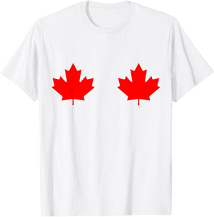 Maple Leaf Canada Day - Canadian Flag T-Shirt - T-Shirt | White
