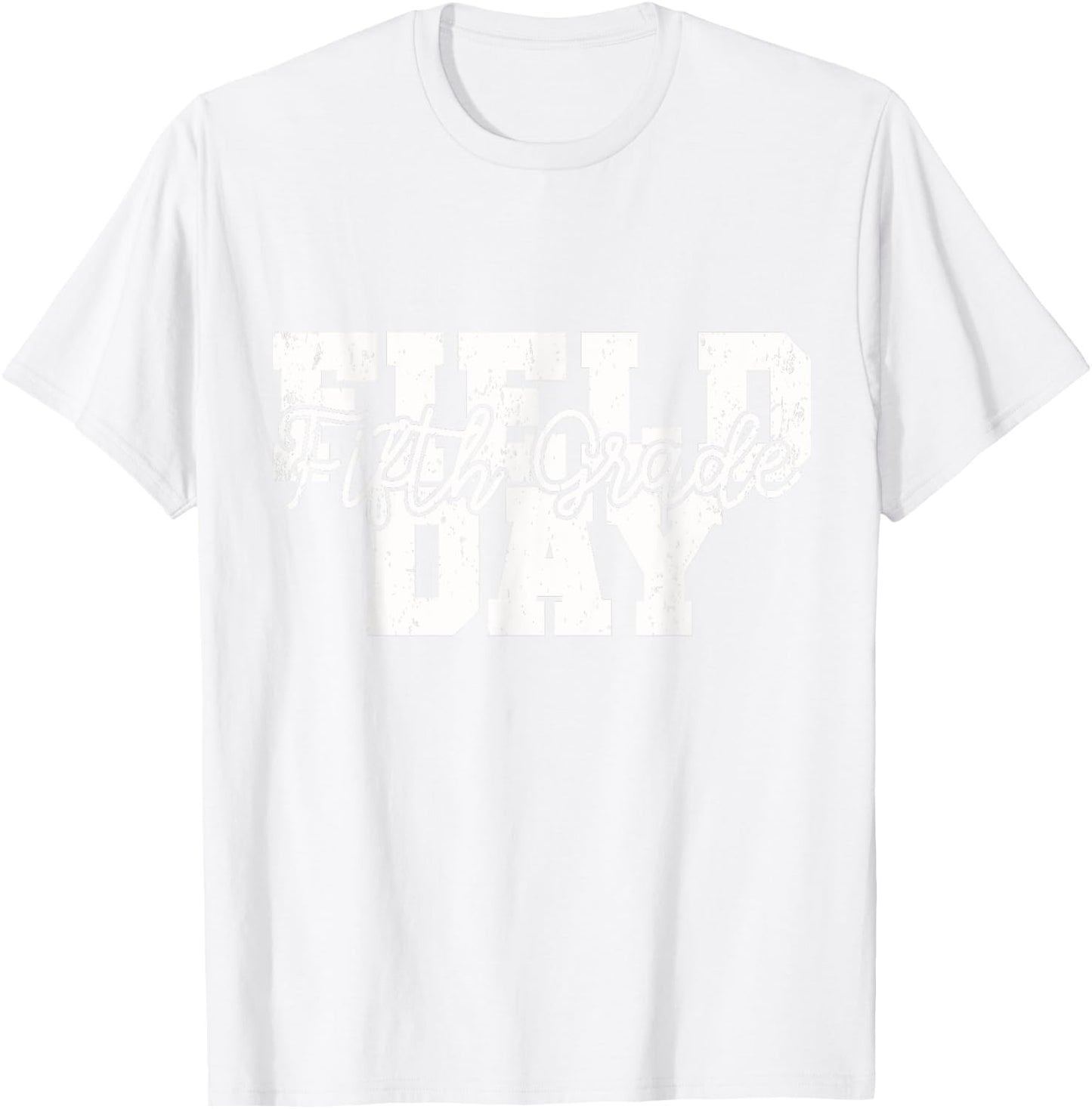 Field Day 2025 Fifth Grade school teacher kids red T-Shirt - T-Shirt | White