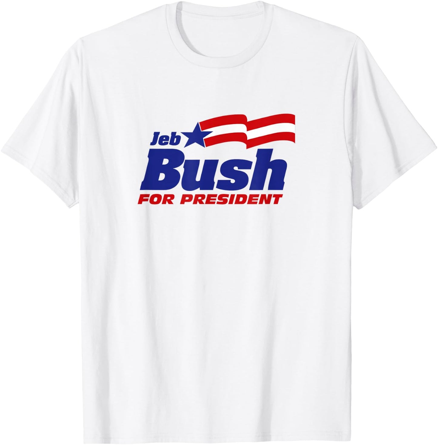 Jeb Bush For President 2024 | Bush 2024 Republican Patriot T-Shirt - T-Shirt | White