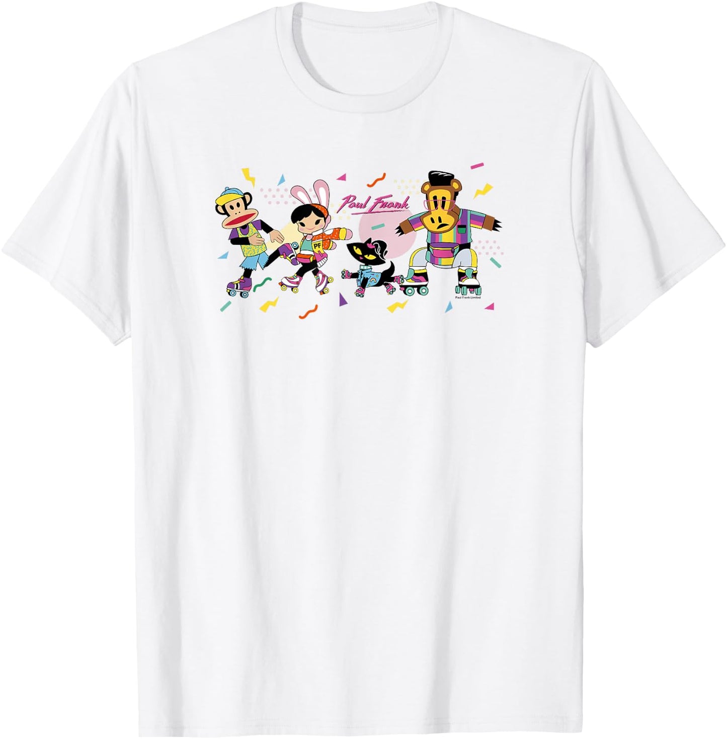 Paul Frank Retro Group Skate Party T-Shirt - T-Shirt | White