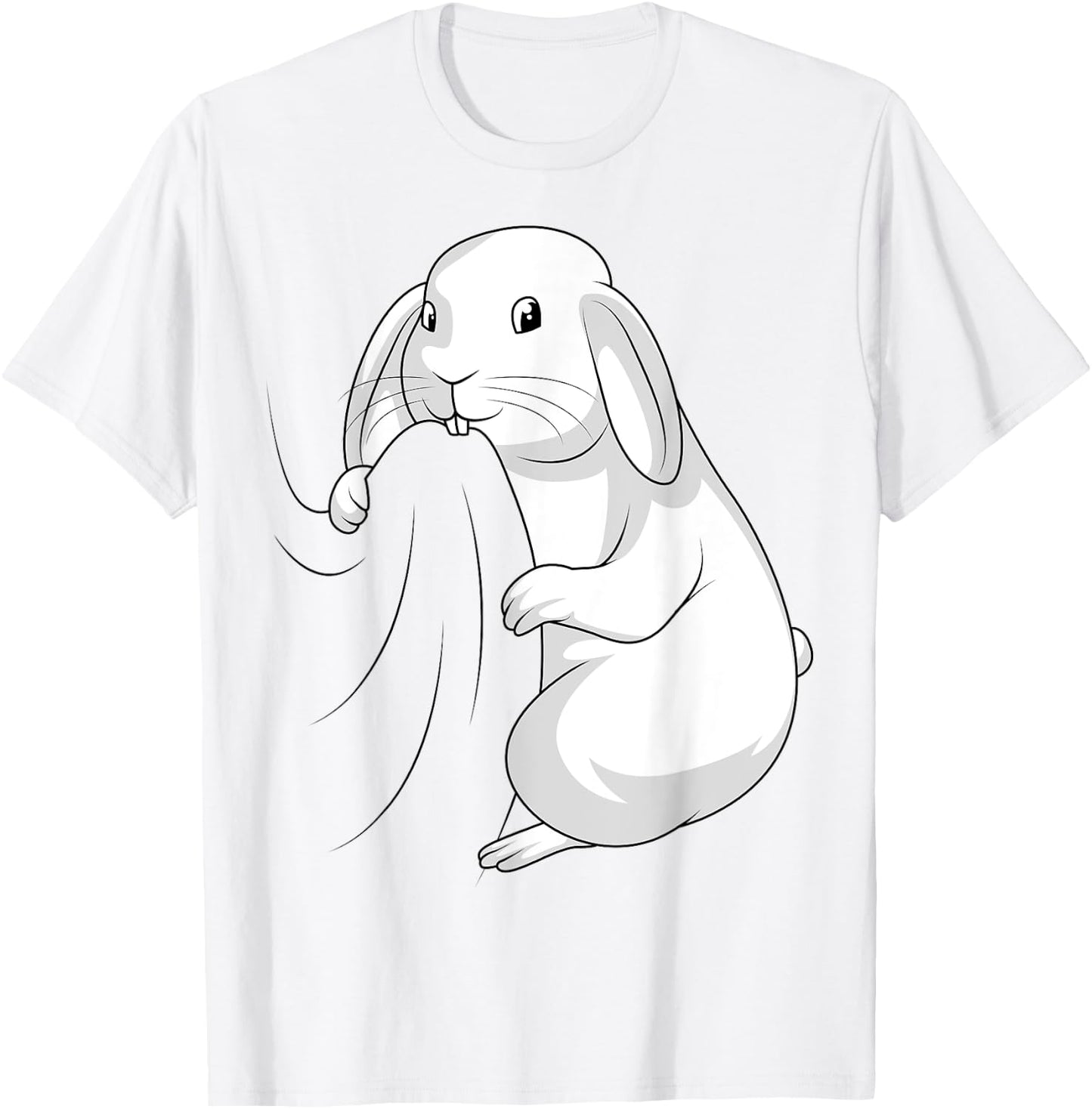 Rabbit Lovers Girls Women T-Shirt - T-Shirt | White