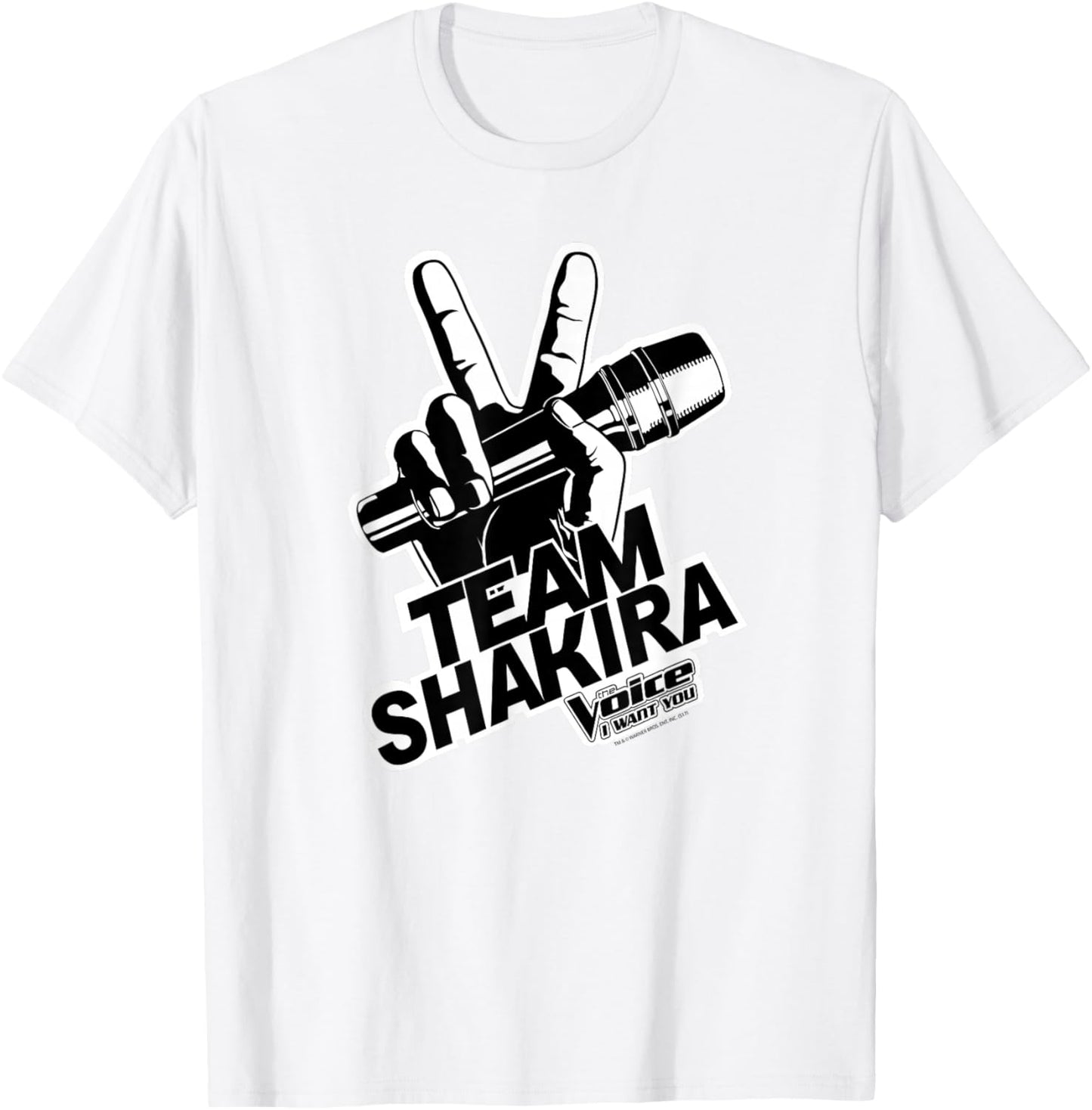 The Voice Shakira Logo T-Shirt - T-Shirt | White
