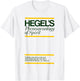 The Phenomenology of Spirit Hegel Book Cover T-Shirt - T-Shirt | White