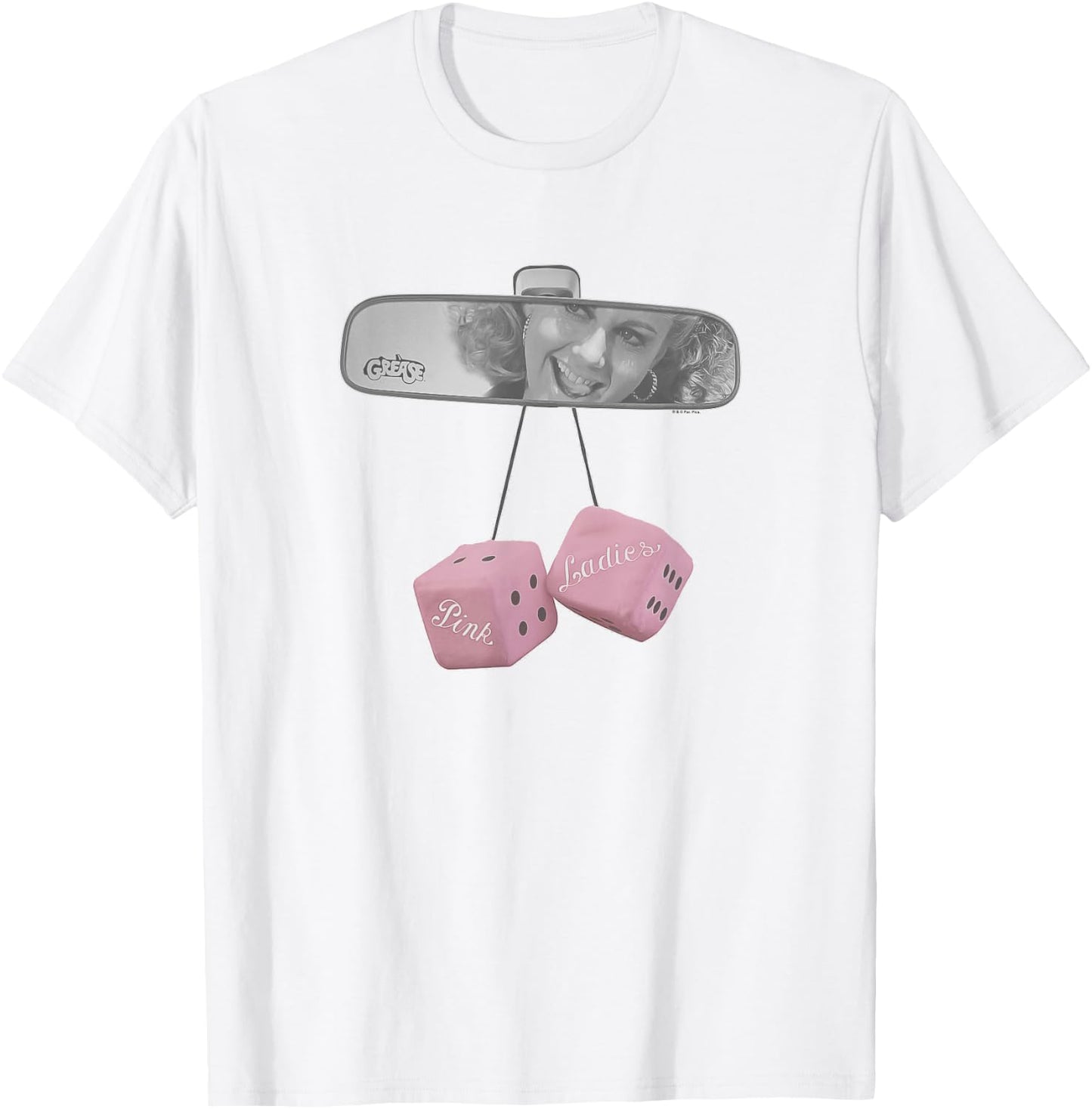 Grease - Sandy in the Rear View T-Shirt - T-Shirt | White