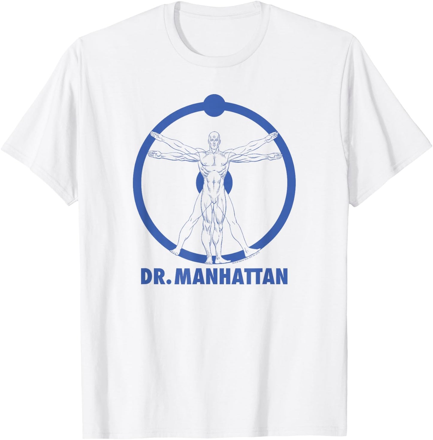 Watchmen Vintage Dr. Manhattan T-Shirt - T-Shirt | White
