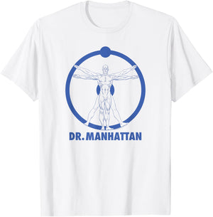Watchmen Vintage Dr. Manhattan T-Shirt - T-Shirt | White