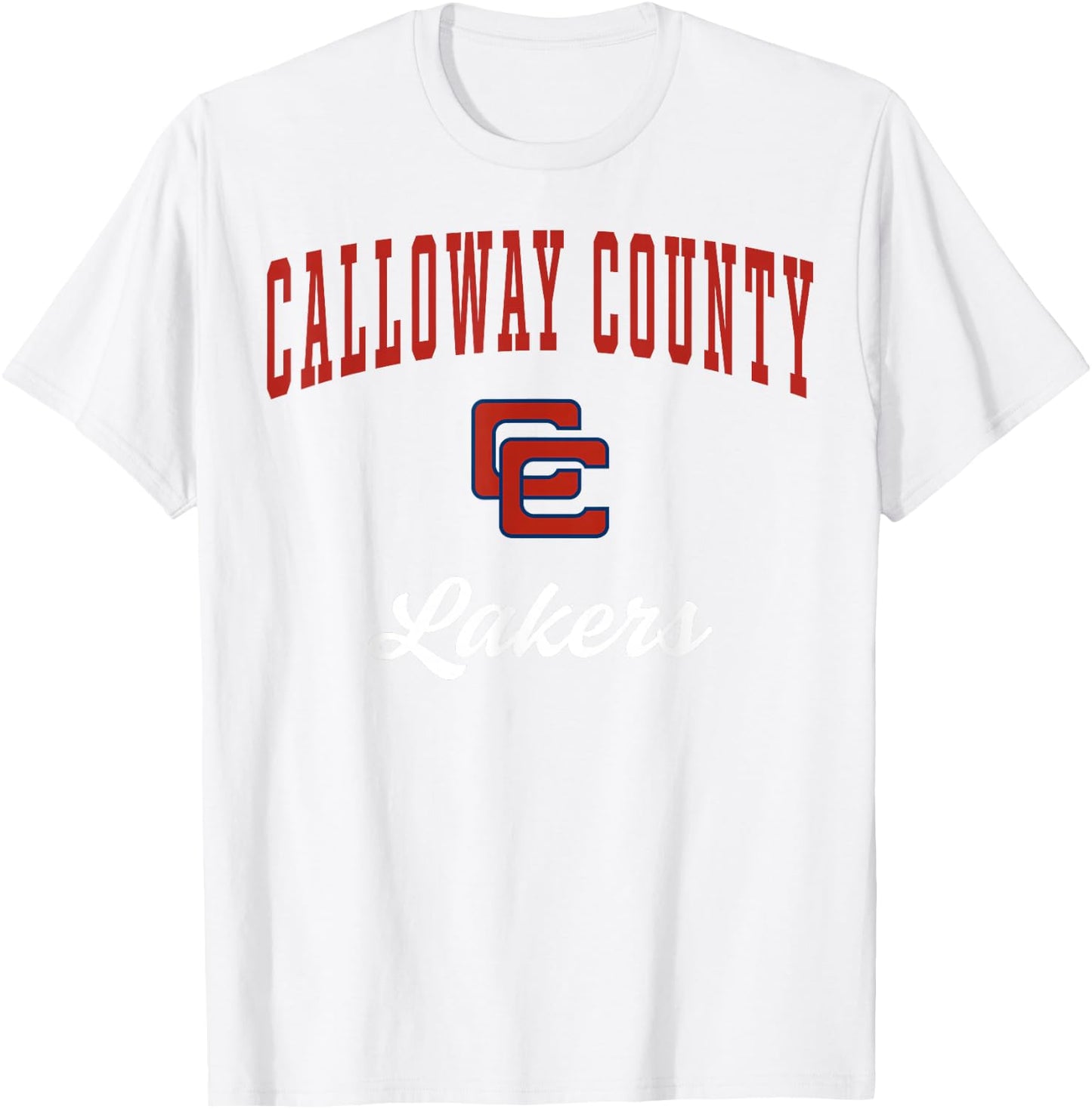Calloway County High School Lakers C3 T-Shirt - T-Shirt | White