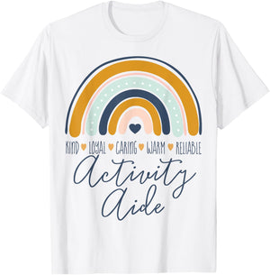 Awesome Activity Aide Activity Professionals Week Squad T-Shirt - T-Shirt | White