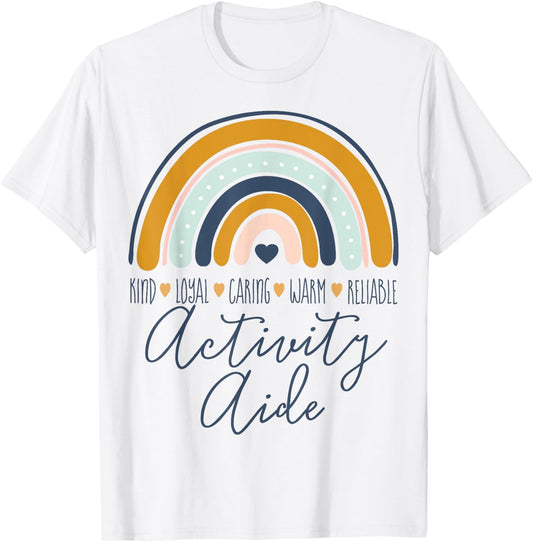Awesome Activity Aide Activity Professionals Week Squad T-Shirt - T-Shirt | White
