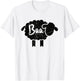 Cute Baa Sheep Sound Black Sheep Toy Lovers Gift T-Shirt - T-Shirt | White