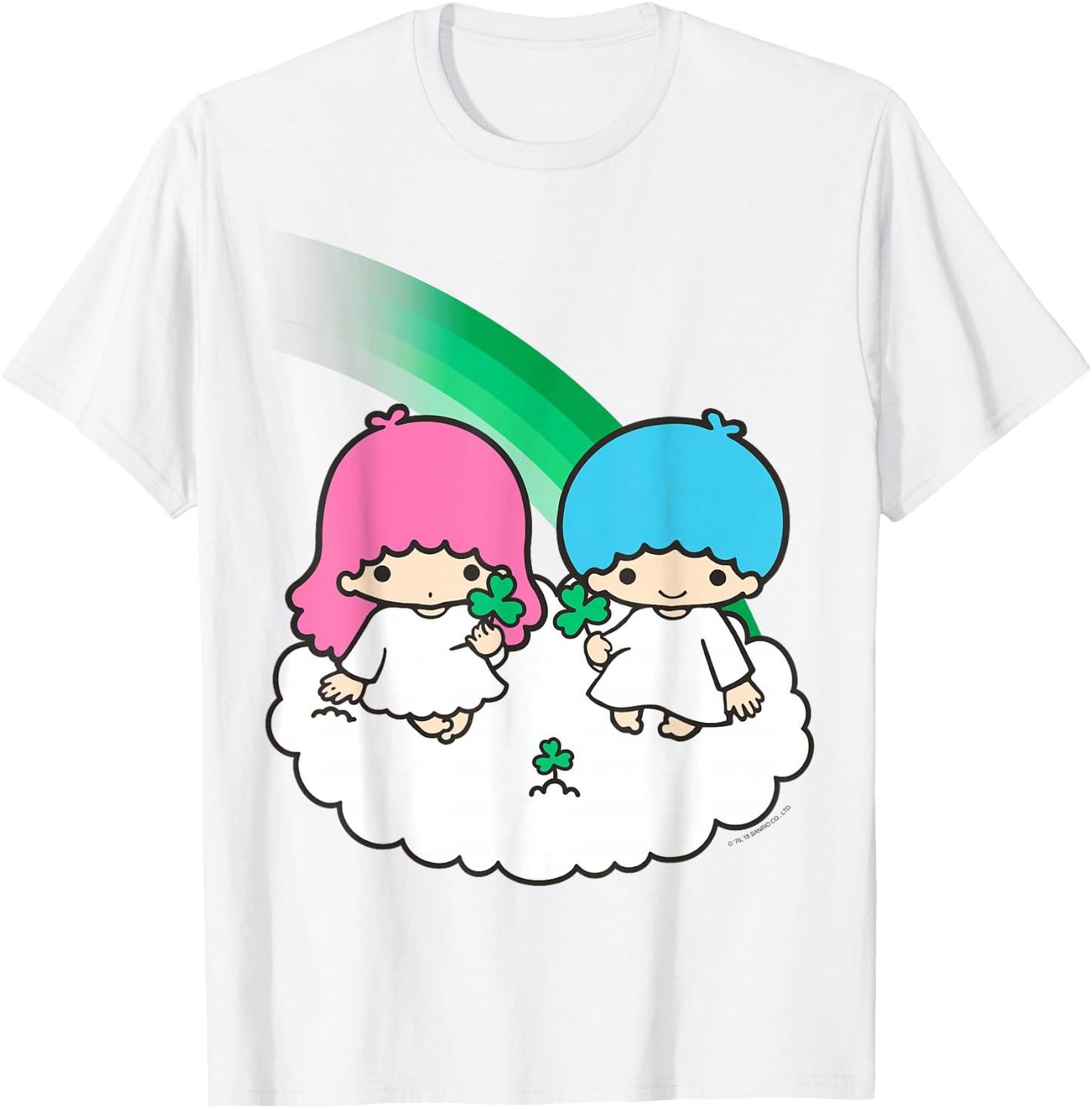 Little Twin Stars St. Patrick's Day Shirt T-Shirt - T-Shirt | White