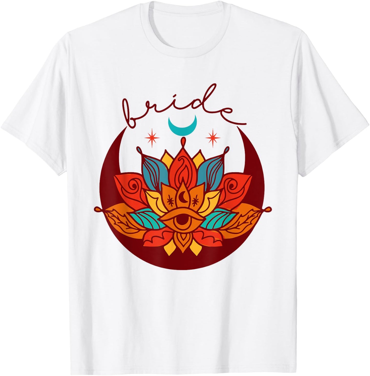 Bridal Celestial Mystical Bachelorette Party Bride To Be T-Shirt - T-Shirt | White