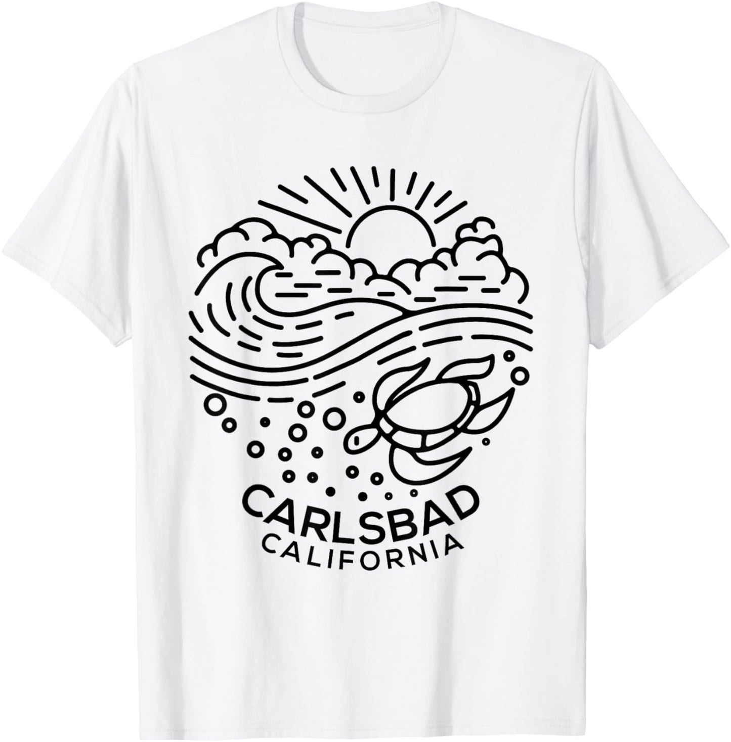 Carlsbad CA T-Shirt - T-Shirt | White