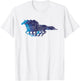 Blue Horse Racing Silhouette Shirt Equitation T-Shirt - T-Shirt | White