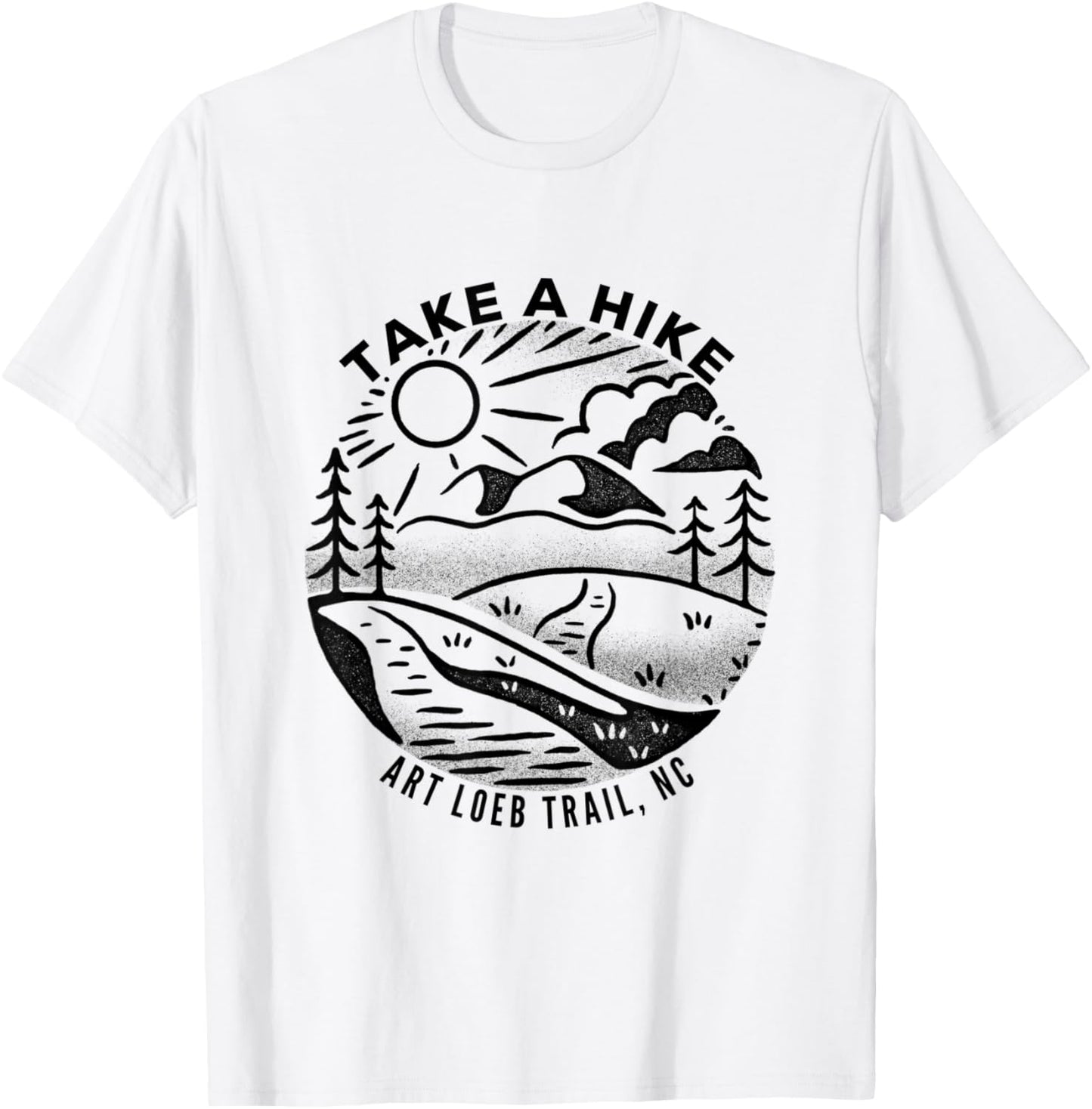 Take a Hike - Art Loeb Trail T-Shirt - T-Shirt | White