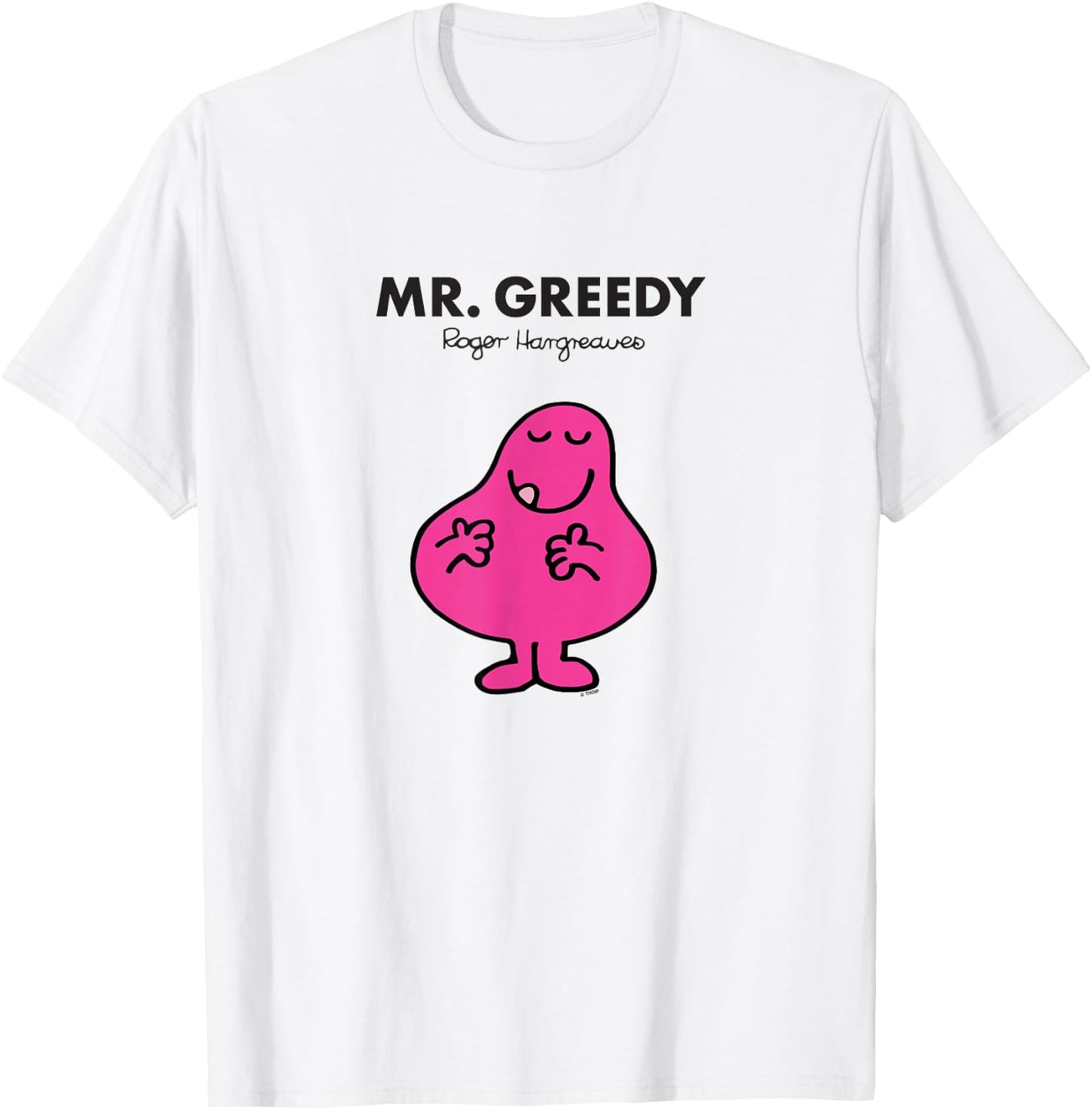 Mr. Men Mr. Greedy T-Shirt - T-Shirt | White