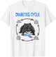 Funny Bulldog Diabetic Life Cycle Diabetes Awareness Men Women T-Shirt - T-Shirt | White