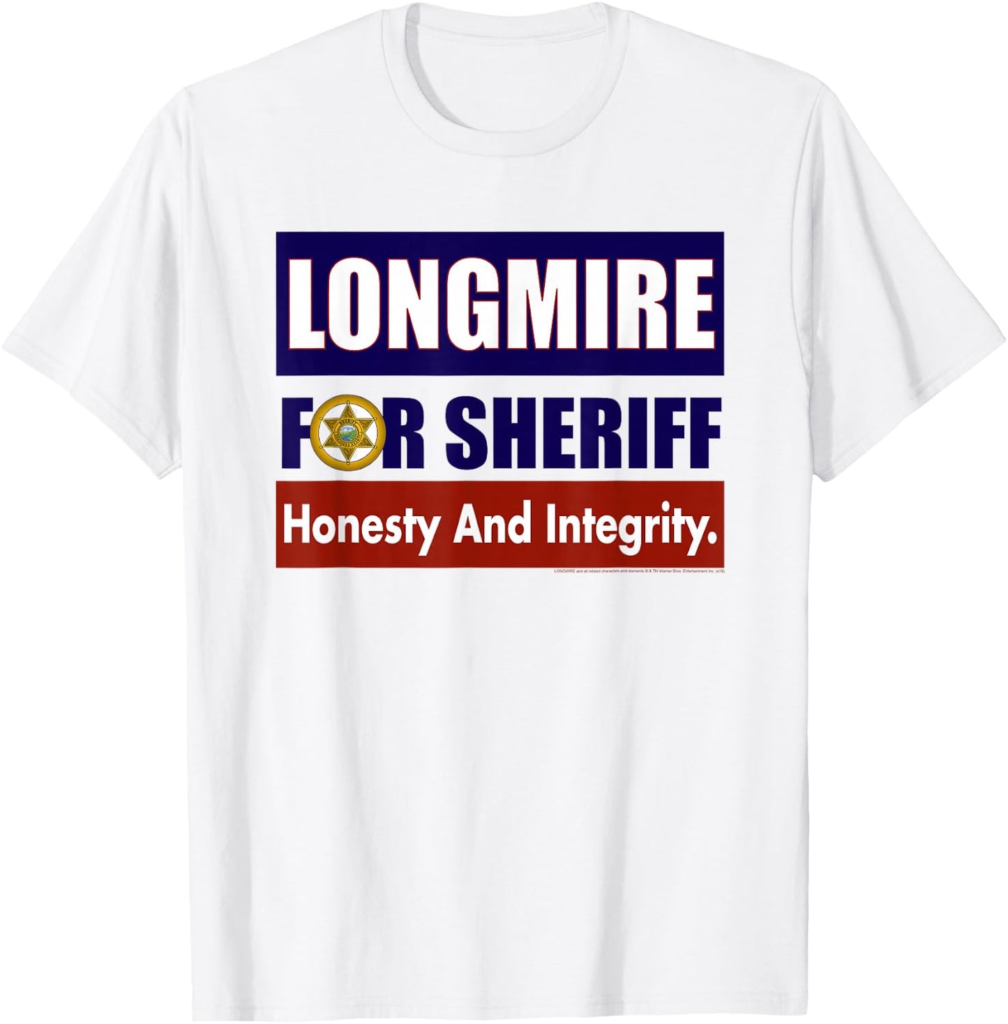 Longmire for Sheriff T-Shirt - T-Shirt | White