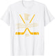 Vintage Minnesota Ice Hockey Sticks Sports Team Fan Gift T-Shirt - T-Shirt | White