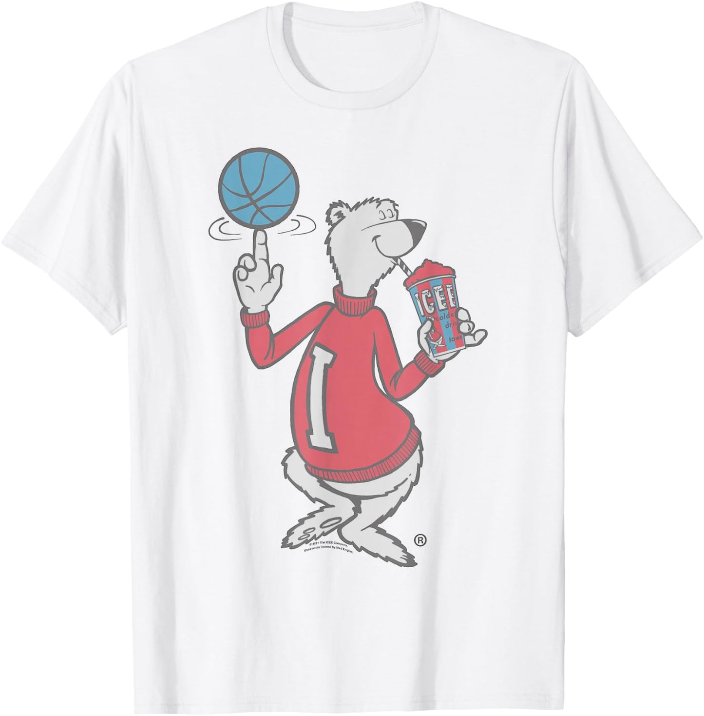 ICEE Bear Classic Basketball Collegiate T-Shirt - T-Shirt | White