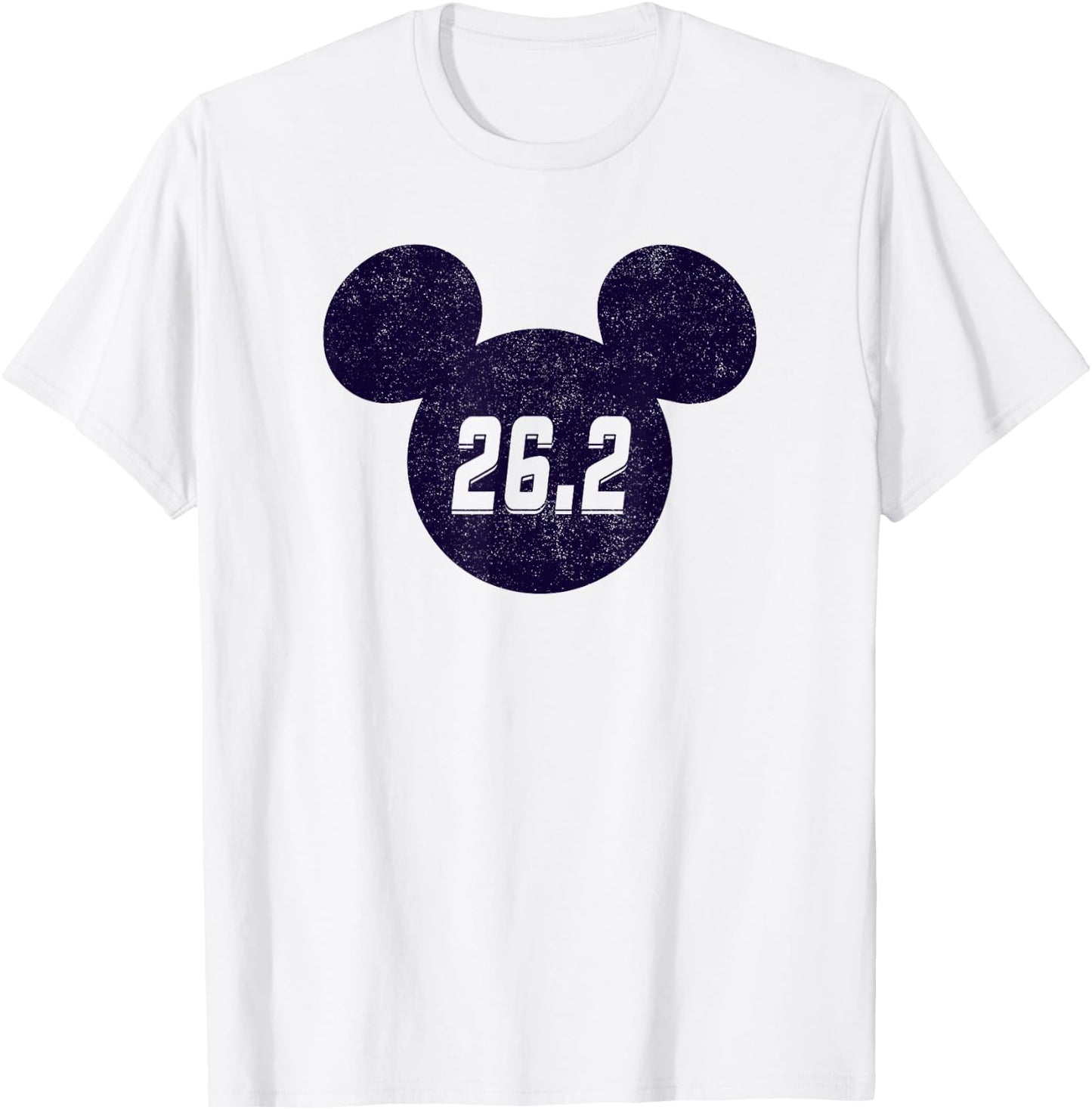 Disney Mickey Mouse Marathon 26.2 Fitness Runner T-Shirt - T-Shirt | White