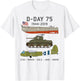 D-Day Normandy Landings WW2 75th Anniversary T Shirt Gift T-Shirt - T-Shirt | White