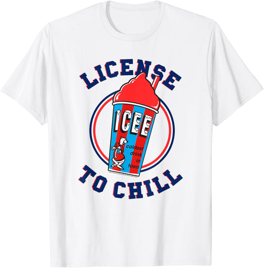 ICEE Classic License To Chill T-Shirt - T-Shirt | White