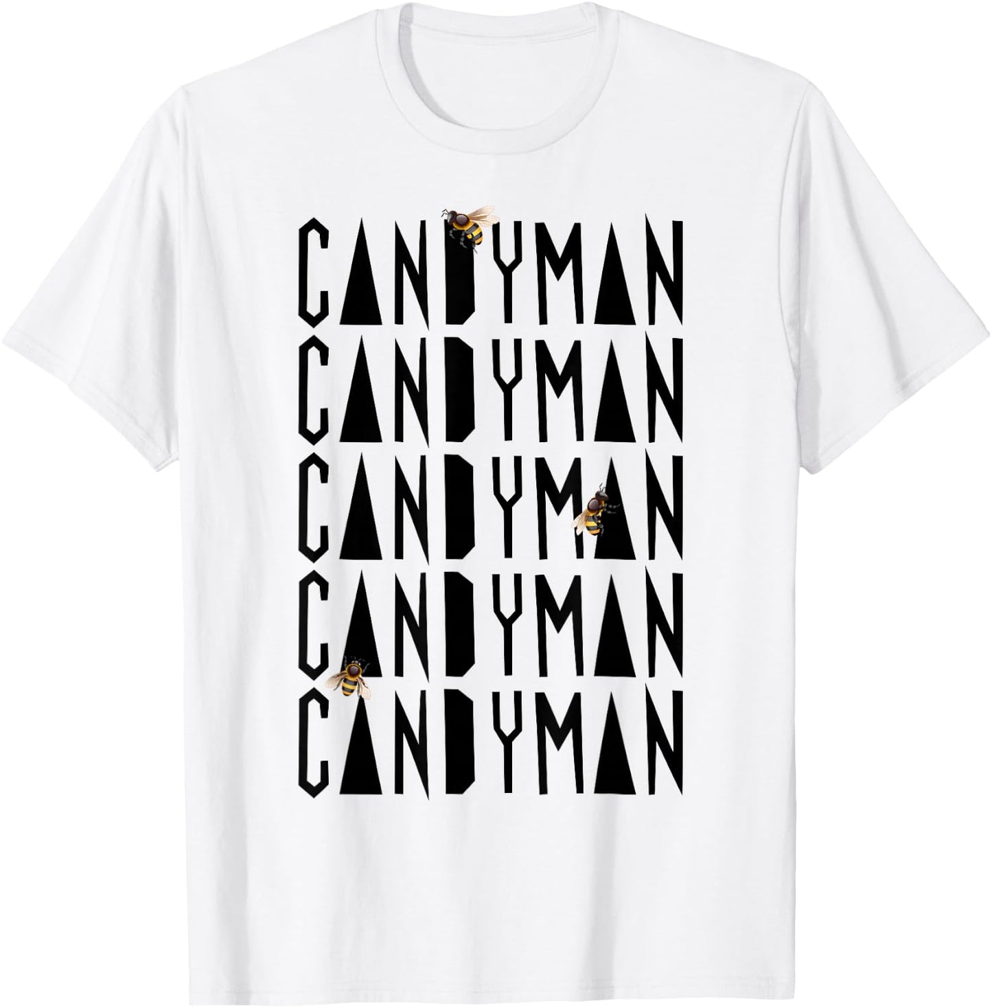 Candyman Bees Funny Urban Legend Scary Halloween T-Shirt - T-Shirt | White