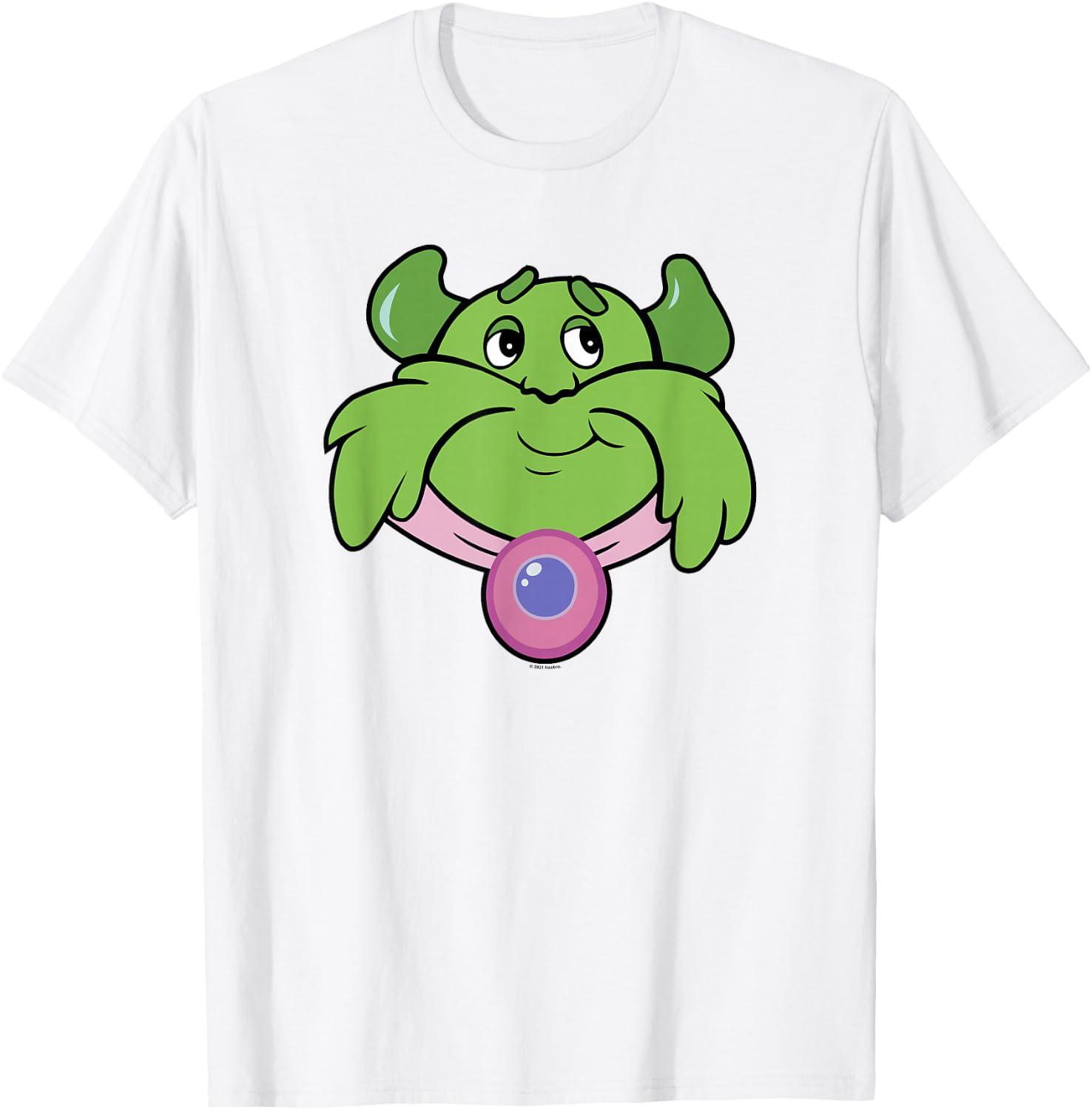 Candy Land Halloween Plumpy Big Face T-Shirt - T-Shirt | White