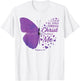 Philippians 4:13 Christian Bible Verse Gifts Women Butterfly T-Shirt - T-Shirt | White