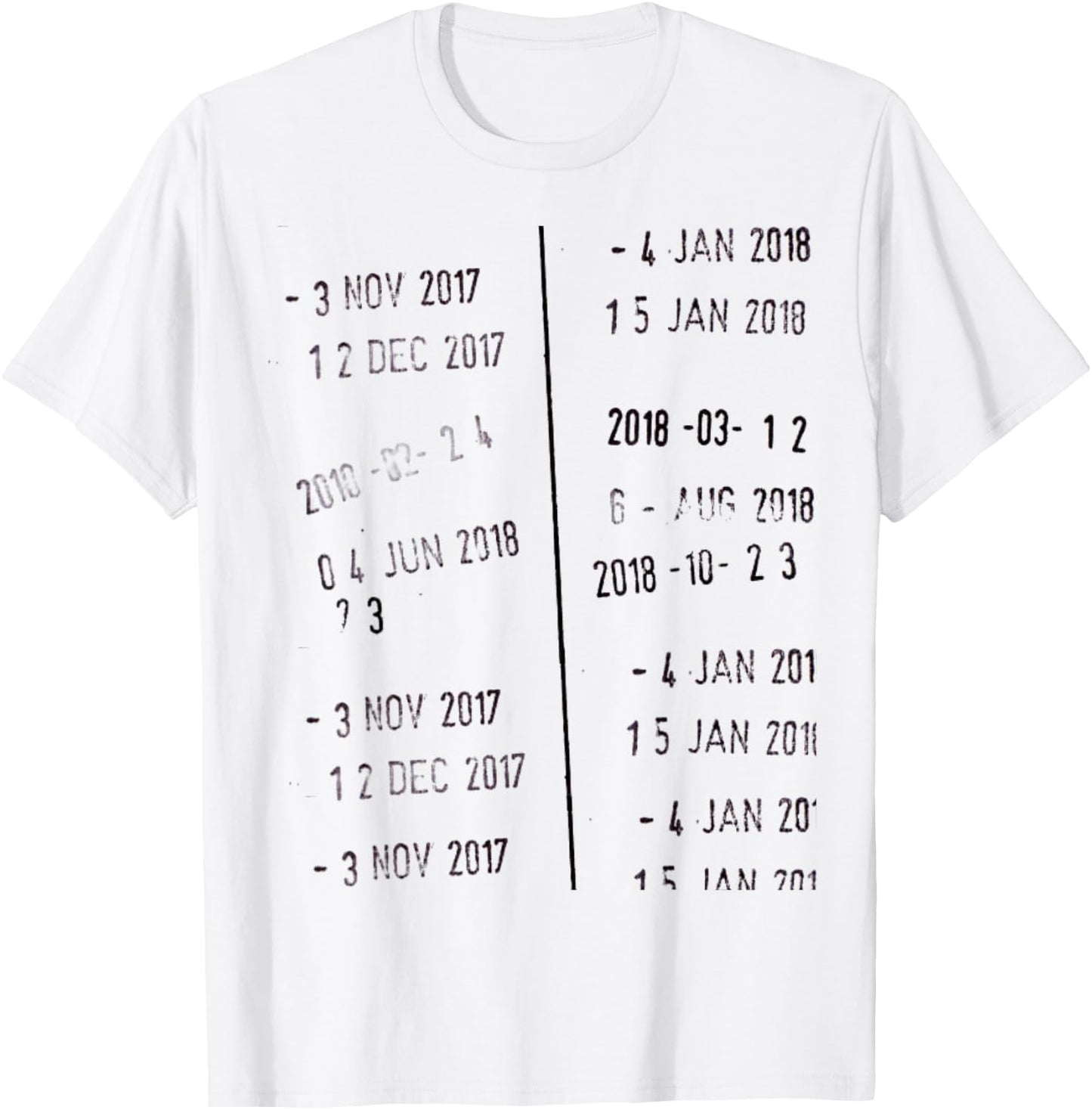 Funny Novelty Library Stamp Due Date Librarians Men Women T-Shirt - T-Shirt | White