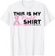 This Is My Fight Warrior Pink Woman Breast Cancer Awareness T-Shirt - T-Shirt | White