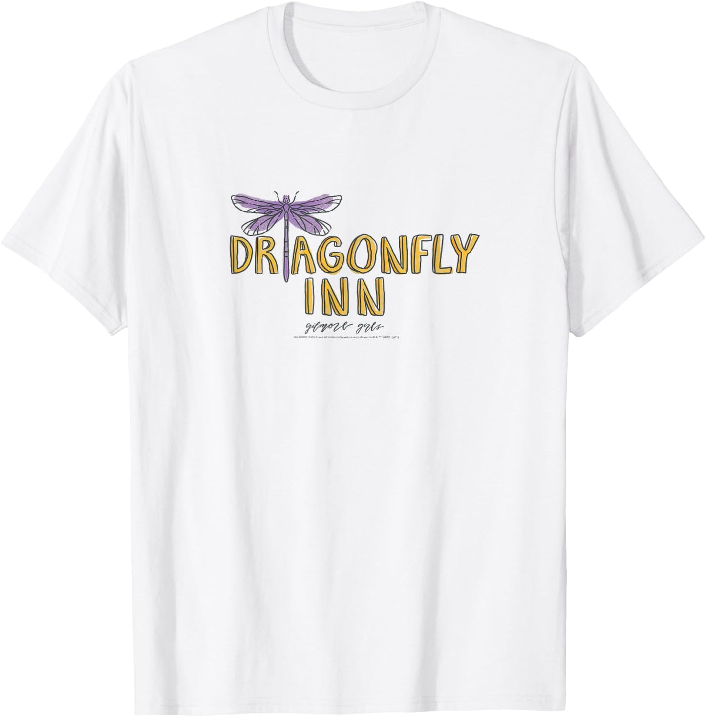 Gilmore Girls Dragonfly Inn Drawing TV Show T-Shirt - T-Shirt | White